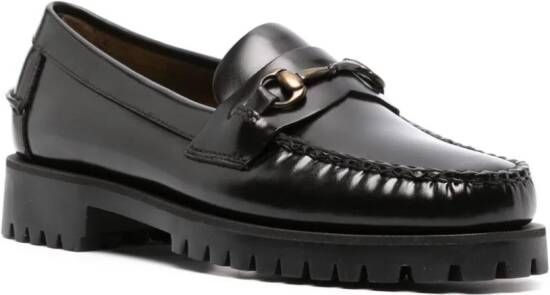 Sebago Joe loafers met decoratieve plakkaat Zwart