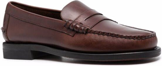 Sebago Leren loafers Bruin