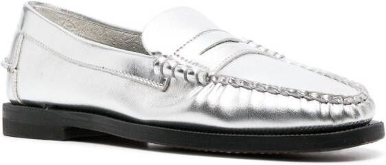 Sebago Metallic loafers Zilver