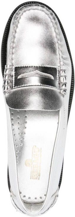 Sebago Metallic loafers Zilver