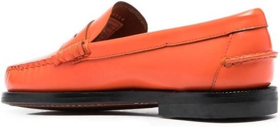 Sebago Penny loafers met bandje Oranje