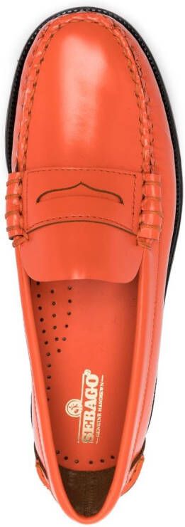 Sebago Penny loafers met bandje Oranje