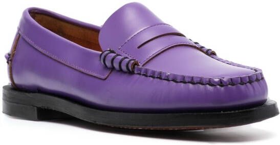 Sebago Loafers met ronde neus Paars