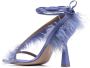 Sebastian Milano Marie A. sandalen met veren afwerking Paars - Thumbnail 3