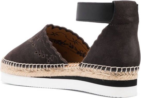 See by Chloé Suède espadrilles Grijs