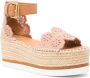 See by Chloé Espadrilles met geborduurde bloemen Beige - Thumbnail 2