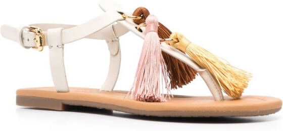 See by Chloé Jaime leren sandalen Beige