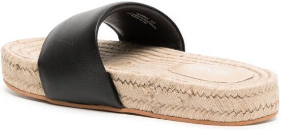 Senso Isobel espadrilles met open neus Zwart