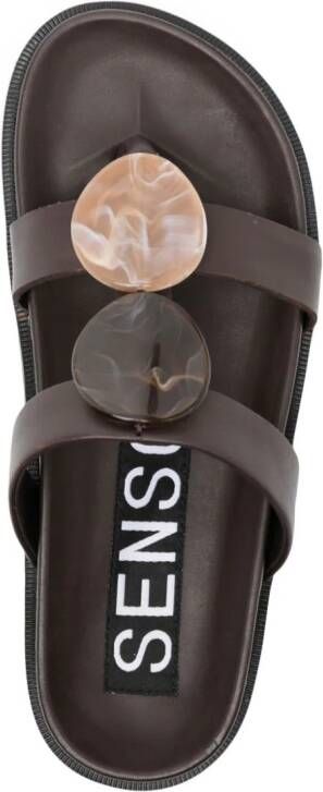 Senso Nyx leren sandalen Bruin