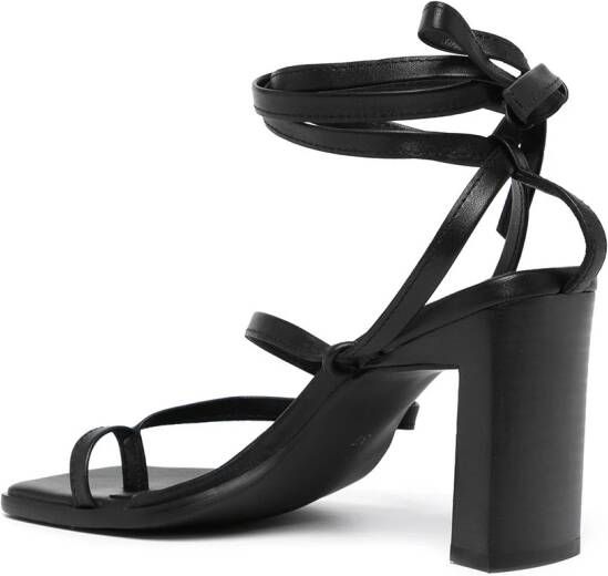 Senso Pica leren sandalen Zwart