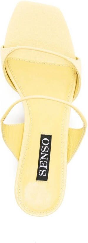 Senso Taylah leren sandalen Geel