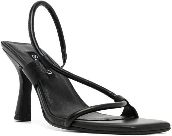 Senso Uxley leren sandalen Zwart