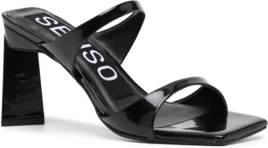 Senso Valeria leren sandalen Zwart