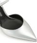 Sergio Rossi Godiva leren pumps Zilver - Thumbnail 5