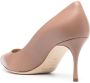 Sergio Rossi Godiva pumps met puntige neus Beige - Thumbnail 3