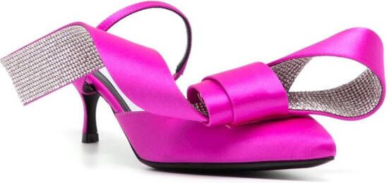 Sergio Rossi Marquise leren sandalen Roze