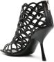 Sergio Rossi Mermaid 100mm sandalen met uitgesneden details Zwart - Thumbnail 3