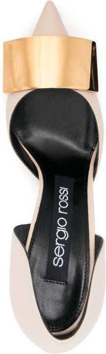 Sergio Rossi Pumps met gesp Beige