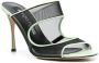 Sergio Rossi Pumps met mesh detail Zwart - Thumbnail 2