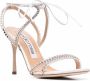 Sergio Rossi Sandalen verfraaid met stras Wit - Thumbnail 2