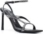 Sergio Rossi Sr Aracne sandalen verfraaid met kristal Zwart - Thumbnail 2