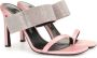 Sergio Rossi sr Paris sandalen verfraaid met stras Roze - Thumbnail 2