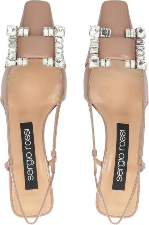 Sergio Rossi SR Twenty pumps verfraaid met kristallen Beige