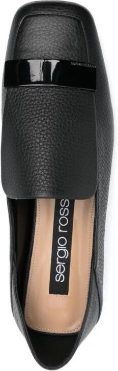 Sergio Rossi SR1 leren loafers Zwart