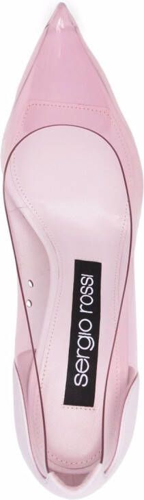 Sergio Rossi Sr1 pumps met puntige neus Paars