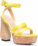 Si Rossi Antonia sandalen Geel - Thumbnail 2