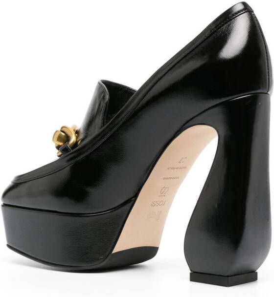 Si Rossi Pumps met schakelketting Zwart