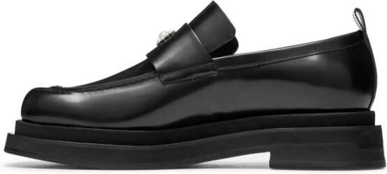 Simone Rocha Loafers met hartvormige neus Zwart