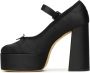 Simone Rocha Pumps met plateauzool Zwart - Thumbnail 4