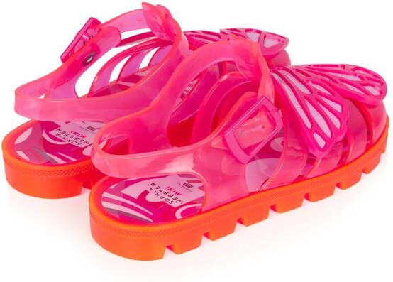 Sophia Webster Mini Butterfly jelly sandalen Roze