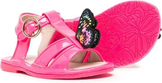 Sophia Webster Mini Lakleren sandalen Roze