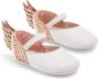 Sophia Webster Mini Evangeline ballerina's met vlinder Wit - Thumbnail 4