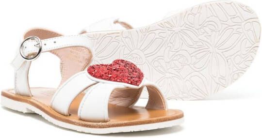 Sophia Webster Mini Leren sandalen Wit