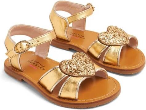 Sophia Webster Mini Sandalen van imitatieleer Goud