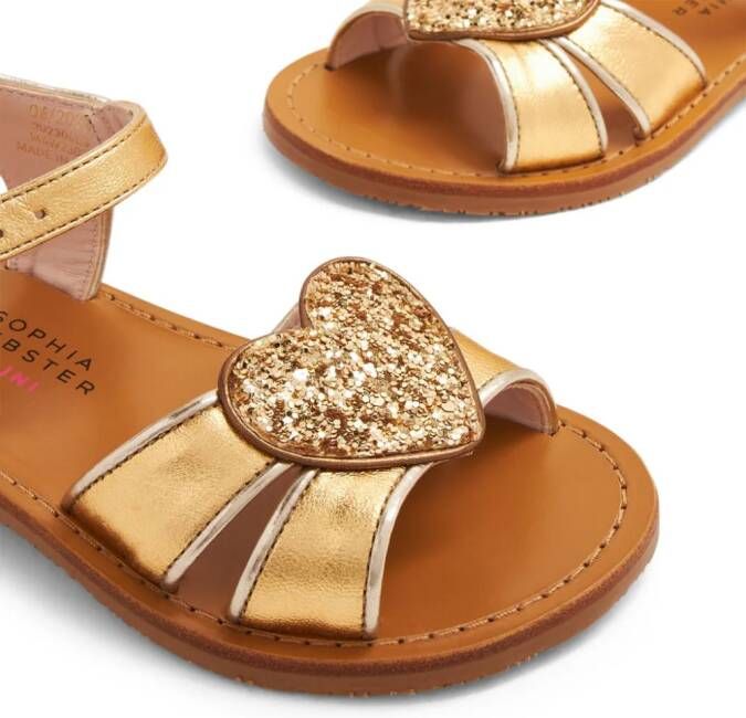 Sophia Webster Mini Sandalen van imitatieleer Goud