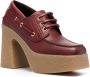 Stella McCartney Muiltjes met plateauzool Rood - Thumbnail 2