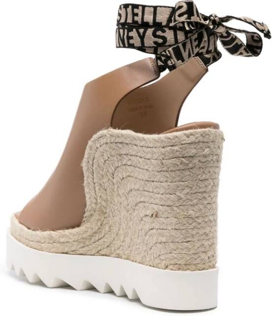 Stella McCartney Gaia canvas espadrilles Bruin