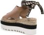 Stella McCartney Gaia 80mm espadrilles met plateauzool Beige - Thumbnail 3