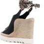 Stella McCartney Gaia espadrilles met plateauzool Zwart - Thumbnail 3