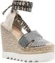 Stella McCartney Gaia espadrilles verfraaid met kristallen Beige - Thumbnail 2