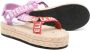 Stella McCartney Kids Sandalen met logoband Roze - Thumbnail 2