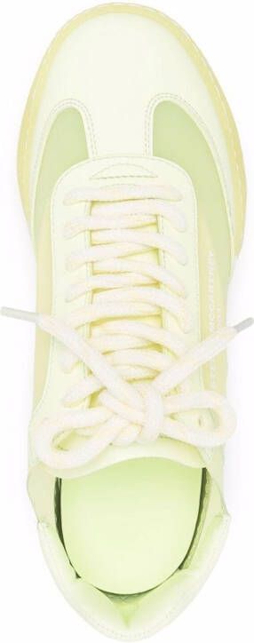 Stella McCartney Loop low-top sneakers Geel