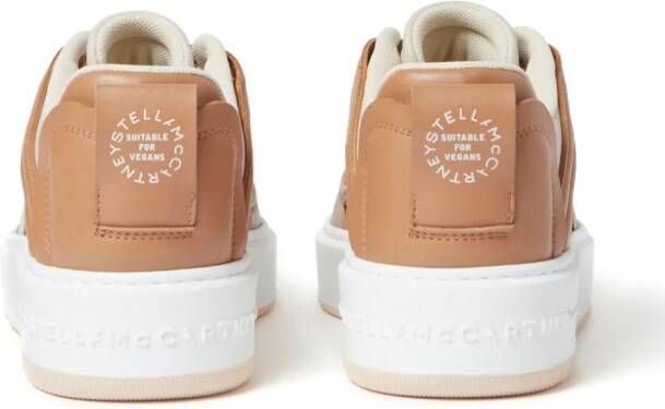 Stella McCartney S-Wave 2 sneakers van imitatieleer Beige