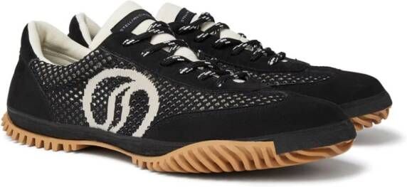 Stella McCartney S-Wave sneakers met mesh Zwart