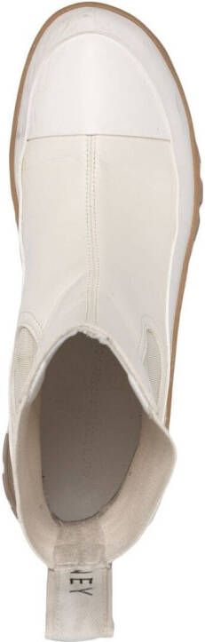 Stella McCartney Trace laarzen met logoprint Beige