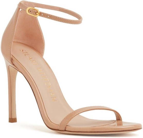 Stuart Weitzman Sandalen met enkelbandje Beige